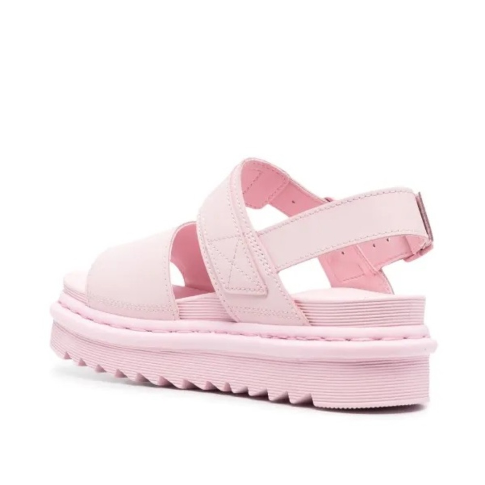 Dr. Martens baby Chalk Pink ‘Voss Mono’ chunky leather lightweight sandals - Picture 5 of 14